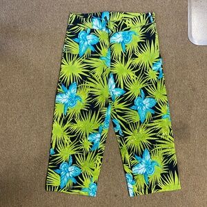 Haven Bleu Palm Tree Sequin Pants